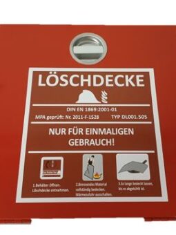 Behälter für Löschdecke