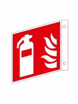 Schild Verhalten im Brandfall ISO 7010, 200x200 - Bavaria Feuerlöschershop