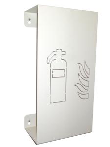 Design Wandhalter - RAL 1013, perlweiß